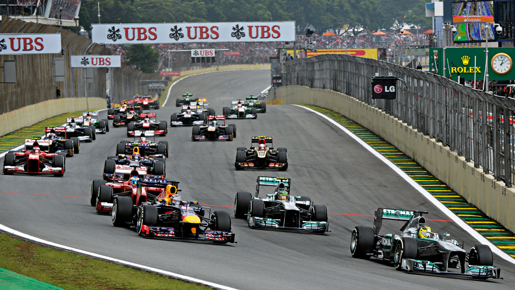 Autódromo de Interlagos em dia de corrida da Fórmula 1
