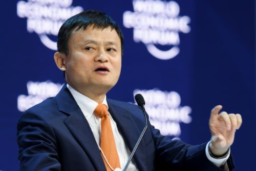 O cofundador e ex-presidente do grupo Alibaba, Jack Ma