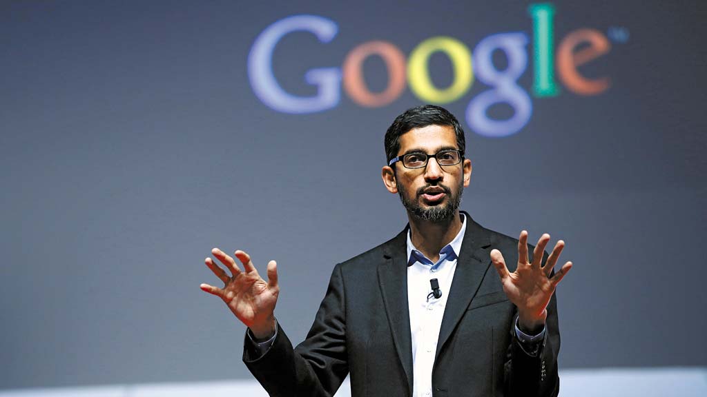Sundar Pichai ressaltou a Alphabet, controladora da Google, como uma das empresas que mais investiu nos Estados Unidos