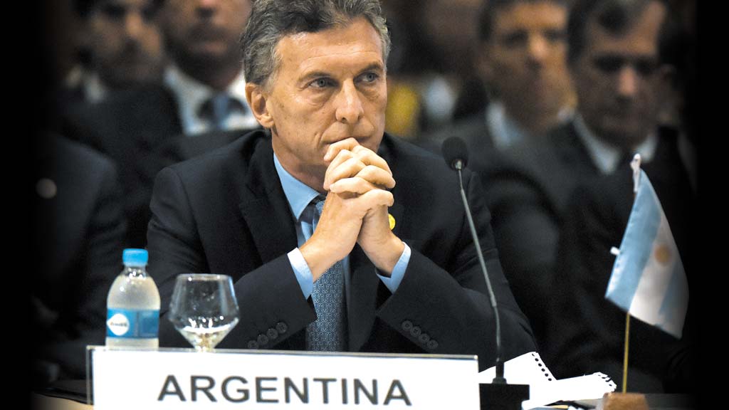 Tudo mal em casa: o presidente Mauricio Macri compareceu à assembleia da ONU sem citar a greve e a crise econômica na Argentina