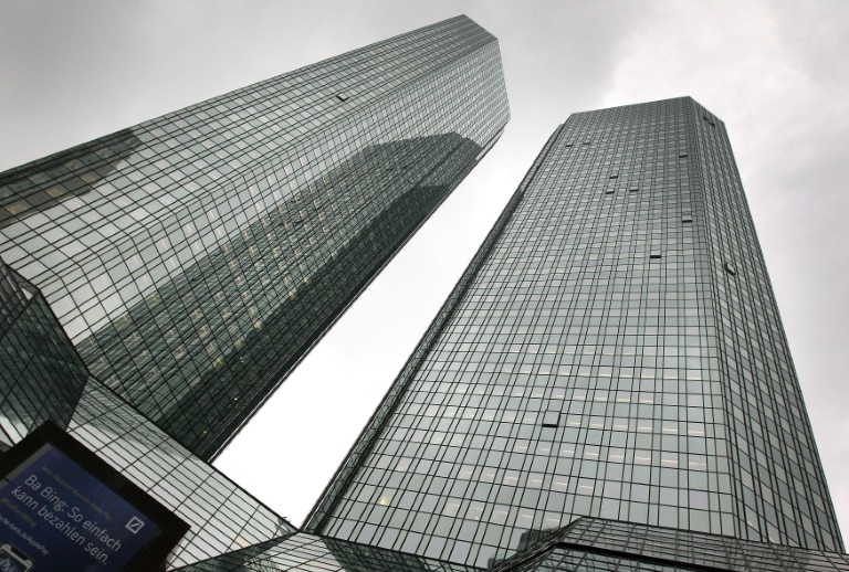 (Arquivo) Sede do Deutsche Bank, em Frankfurt