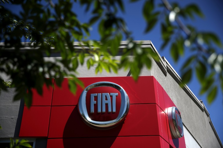 Vista de uma concessionária da Fiat