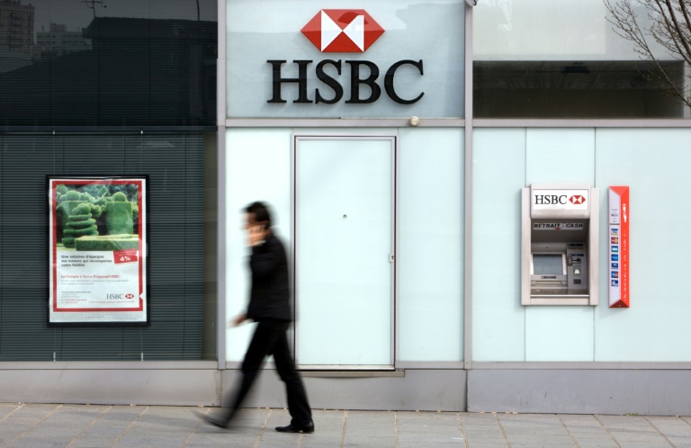 Agência do banco HSBC em Paris