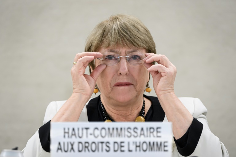(Arquivo) A Alta Comissária das Nações Unidas para os Direitos Humanos, Michelle Bachelet