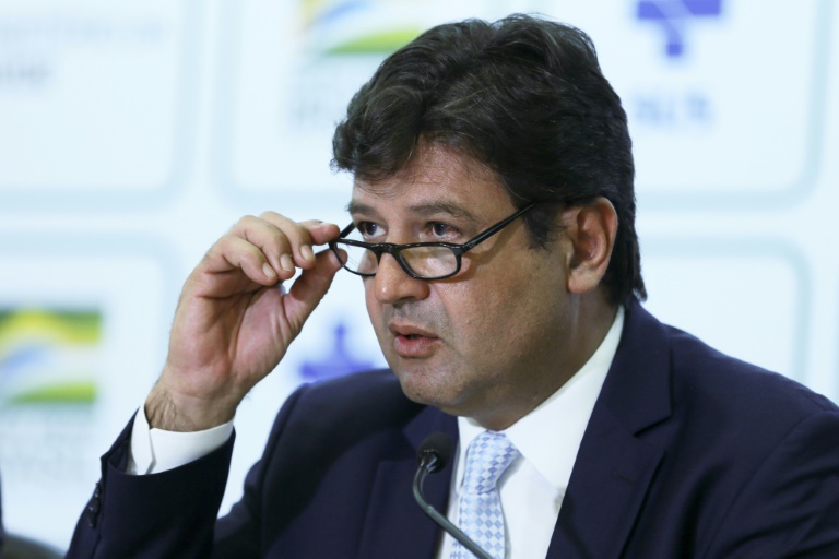 O ministro da Saúde, Luiz Henrique Mandetta: uma hora após as declarações, afirmou que ainda não tinha visto a frase