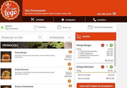 Delivery App é um aplicativo de delivery personalizado para restaurantes