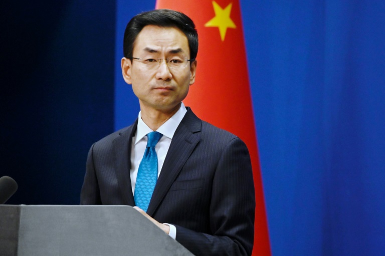 O porta-voz do ministério das Relações Exteriores da China, Geng Shuang