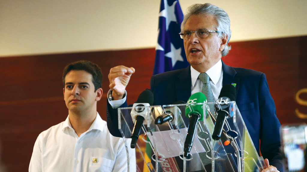 O governador de Goiás, Ronaldo Caiado
