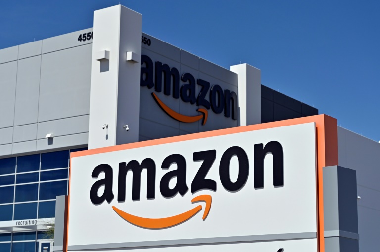 Uma foto de uma sede da Amazon em 25 de abril de 2020 no Norte de Las Vegas, nos Estados Unidos