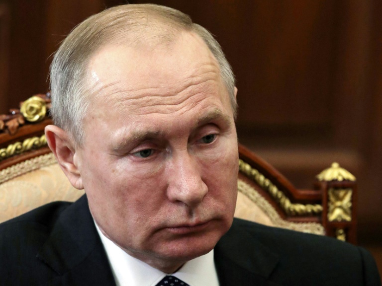 Presidente russo, Vladimir Putin, em Moscou, em 31 de março