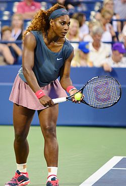 Serena Williams é uma das duas tênistas que estão no topo dos rendimentos mais altos do esporte