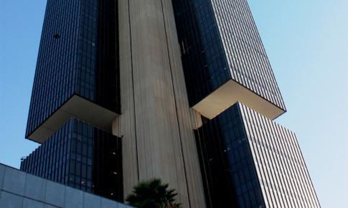 Vista externa do Banco Central, em Brasília, onde acontece a reunião do Copom