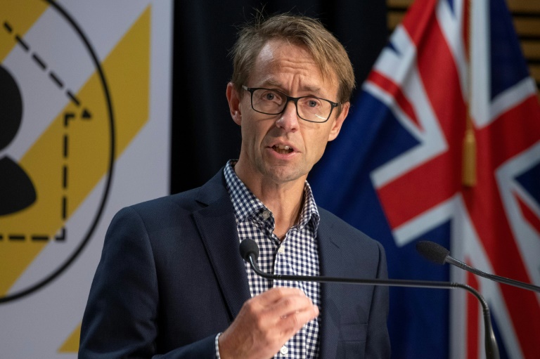 O diretor geral do ministério da Saúde da Nova Zelândia, Ashley Bloomfield, em Wellington, em 27 de abril de 2020