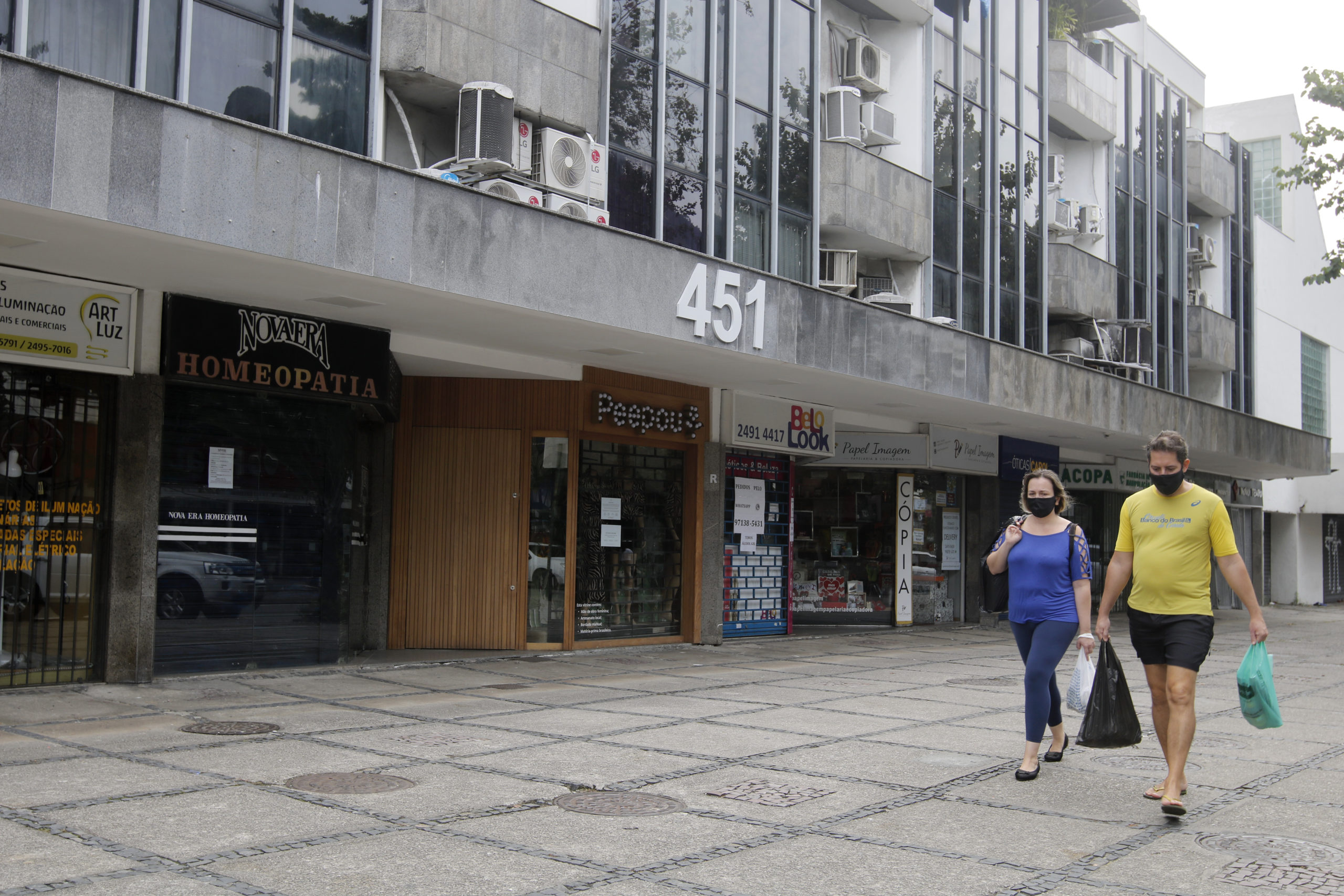 Centros comerciais da Barra da Tijuca, no Rio de Janeiro