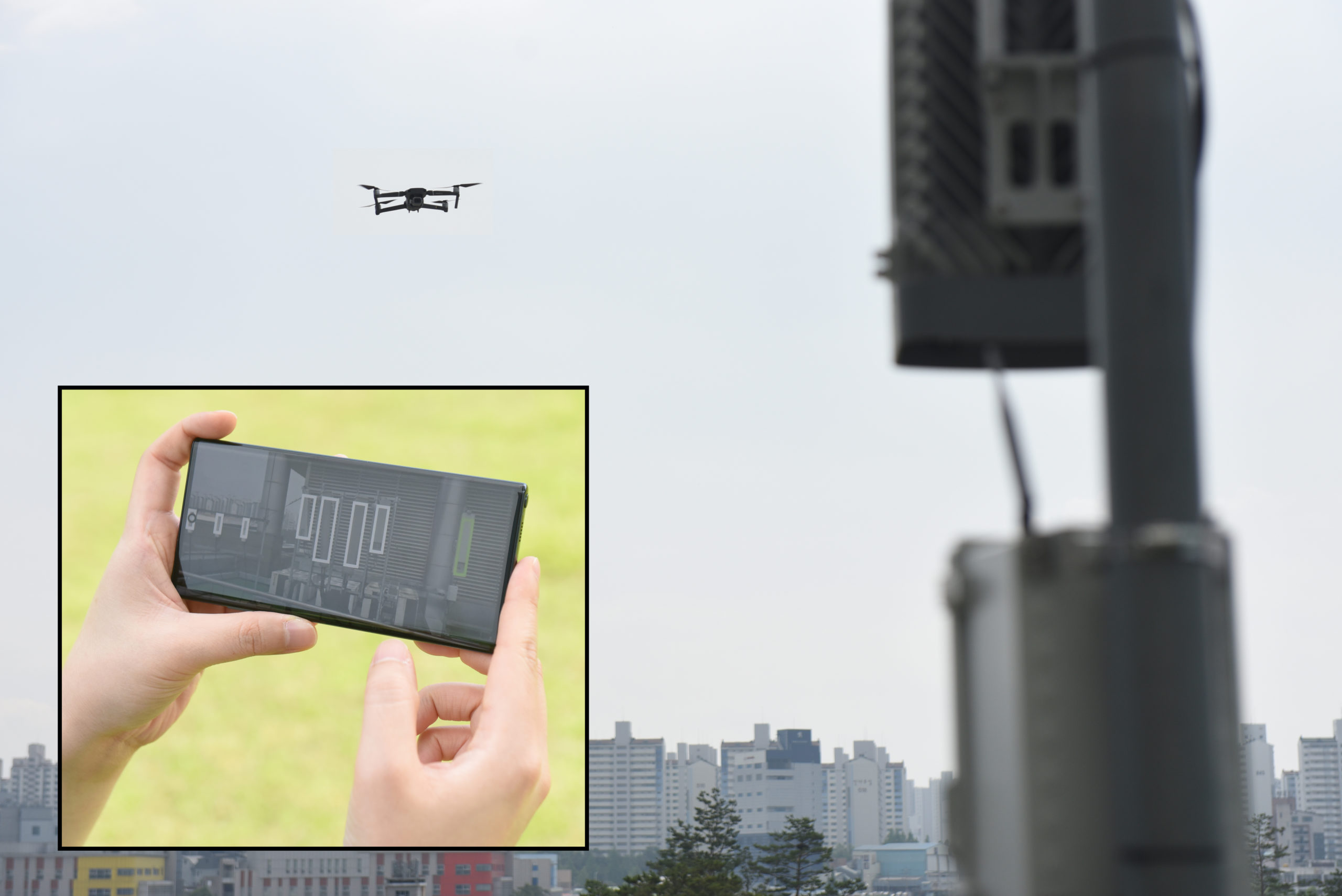 Os drones serão controlados pelo celular e a expectativa é de usar o sistema até o final do ano
