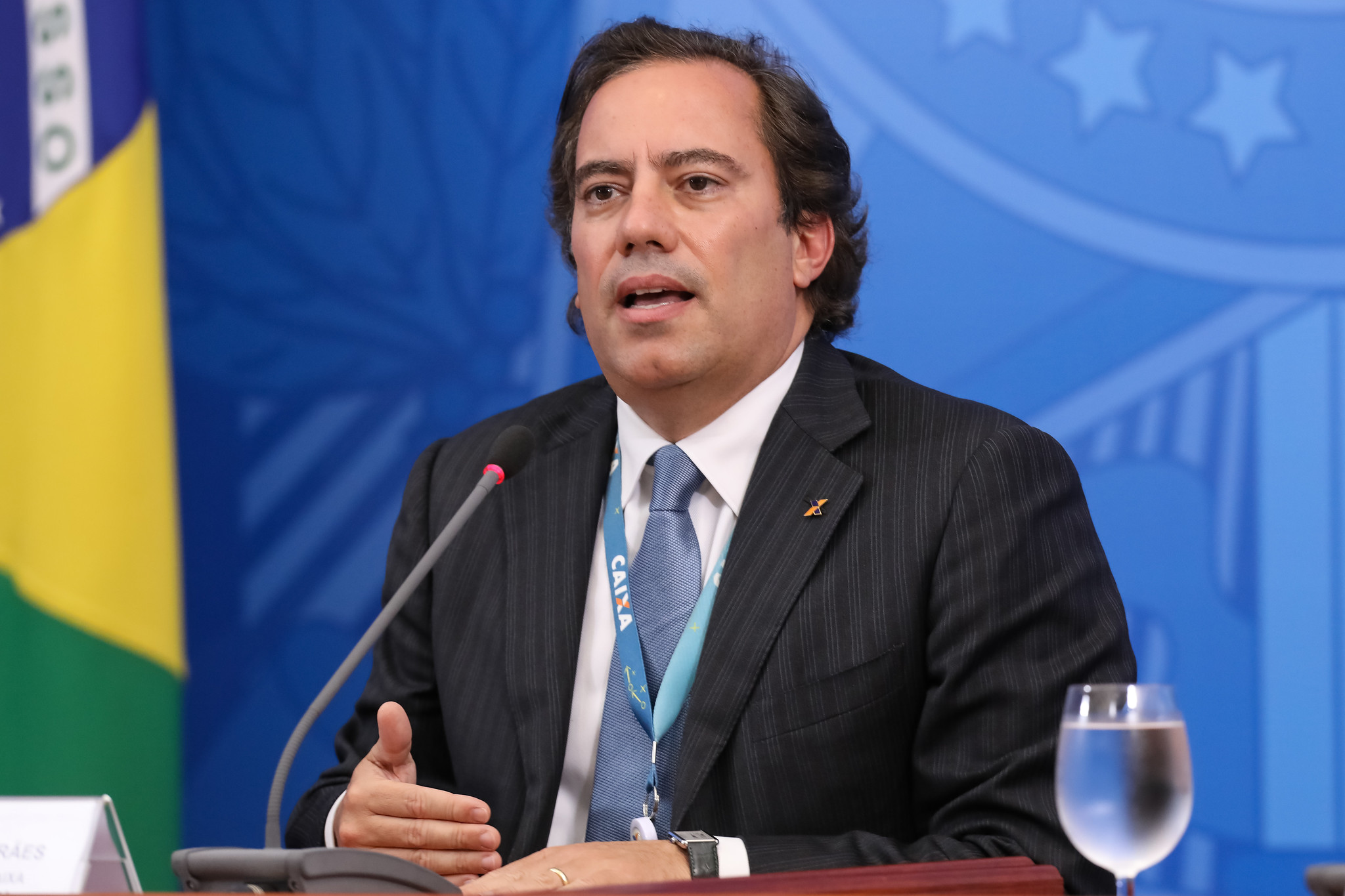 Presidente da Caixa Econômica Federal, Pedro Guimarães.