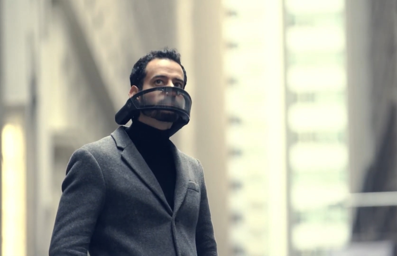 A máscara Atmos possui design futurista e pode ser uma aposta para o mercado de proteção individual