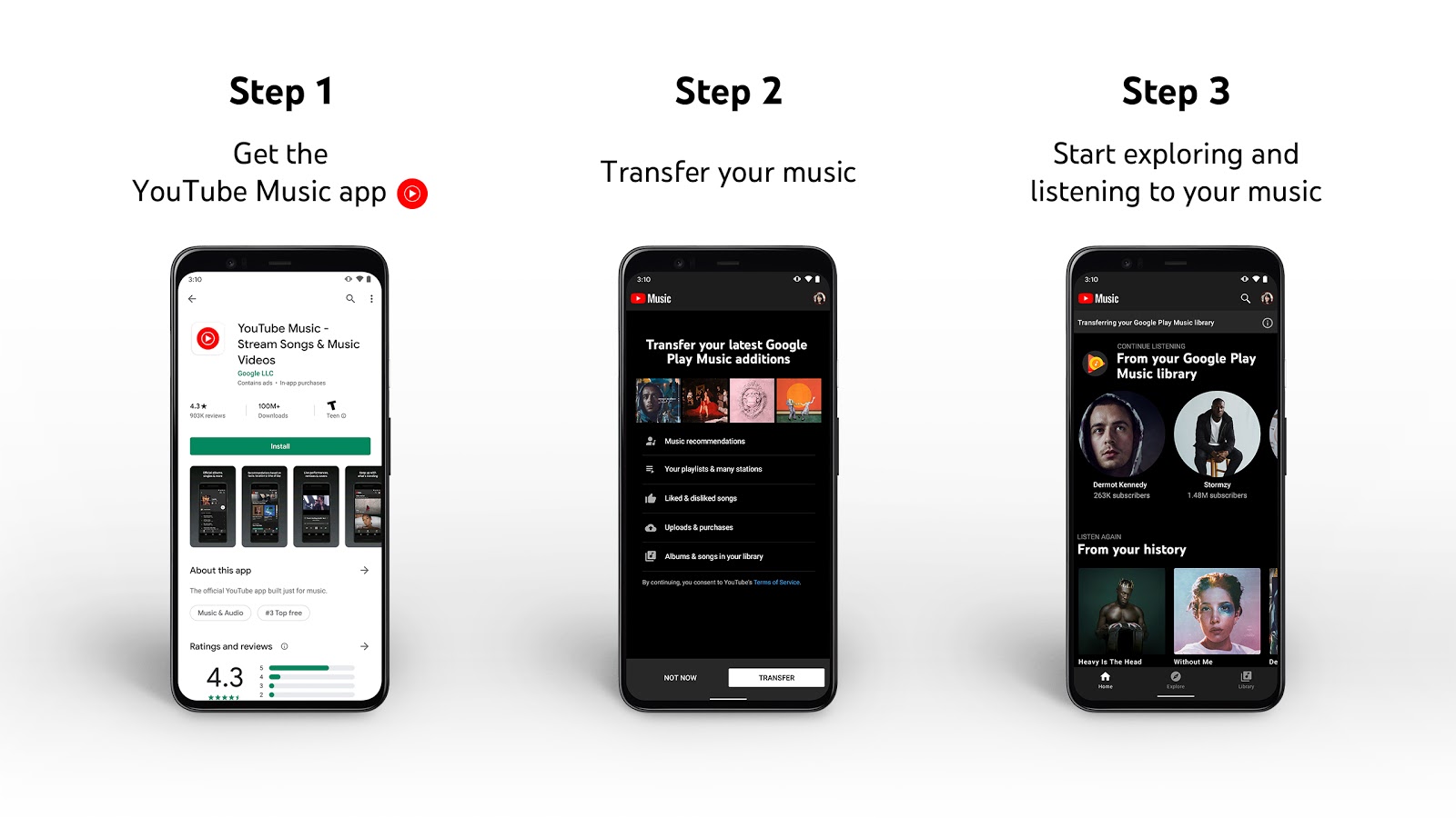O Google anunciou que a plataforma de streaming do Youtube vai substituir o Play Music, que será descontinuado