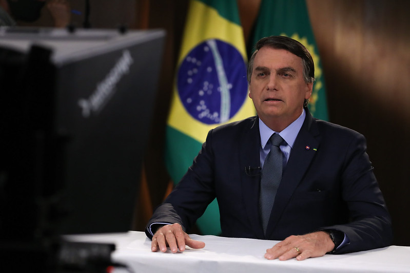 O presidente Jair Bolsonaro discursou na abertura da Assembleia-Geral da ONU