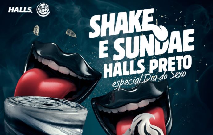 As novidades, um sundae e um shake com calda inspirada no sabor de Halls Extra Forte, são limitadas