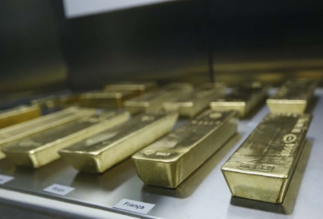 Ouro com entrega prevista para junho encerrou com leve variação positiva de 0,02%, a US$ 1.728,80 a onça-troy