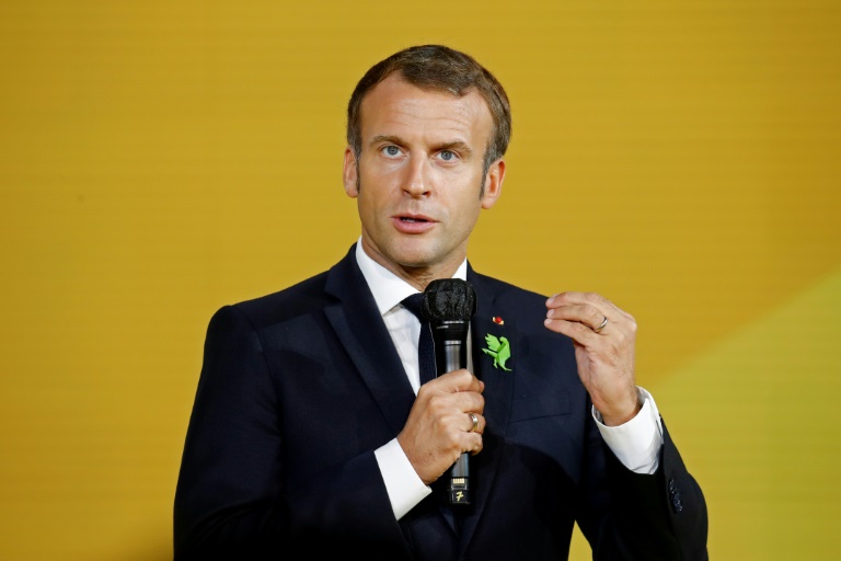 O presidente francês, Emmanuel Macron, em 1º de outubro de 2020