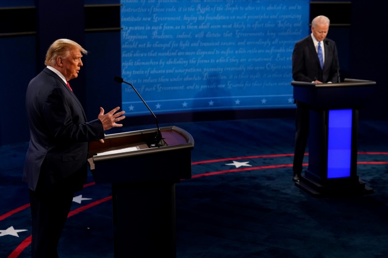 O último debate entre Trump e Biden foi marcado pelas posições divergentes sobre gestão da pandemia, imigração, mudança climática e a indústria do petróleo.