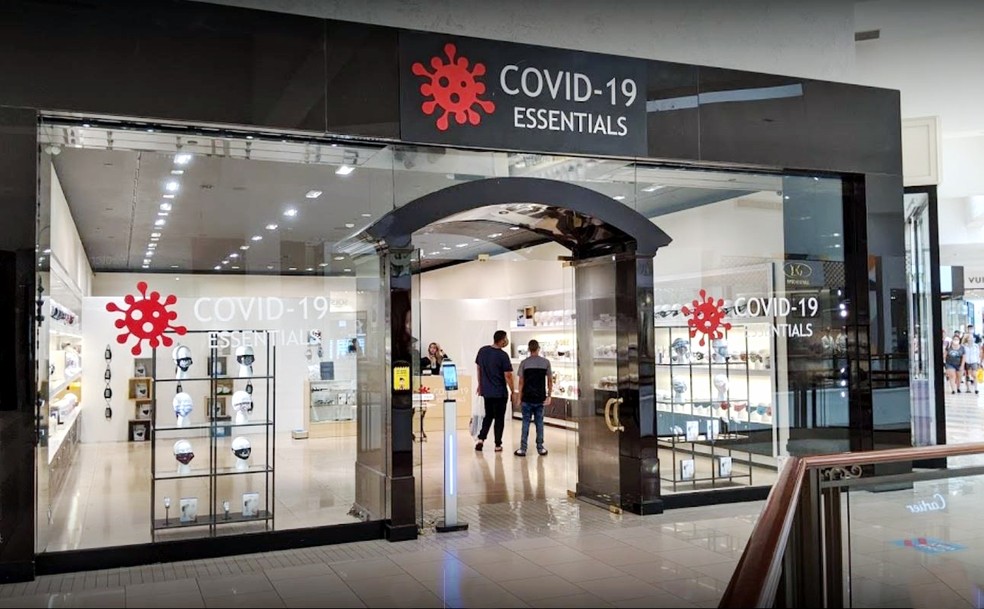 A empresa é a primeira rede de lojas nos EUA focada apenas em produtos contra o Coronavírus, principalmente máscaras faciais com designs diferentes.