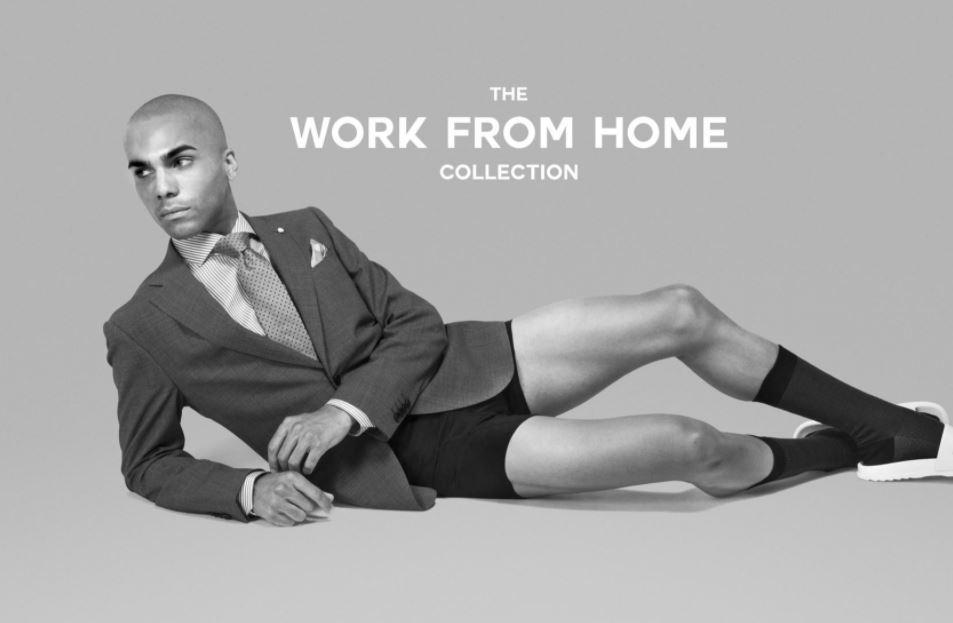 A campanha da Henri Vézina aposta no abandono das calças enquanto os homens trabalham de cuecas