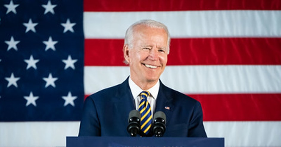 Joe Biden em campanha do Partido Democrata