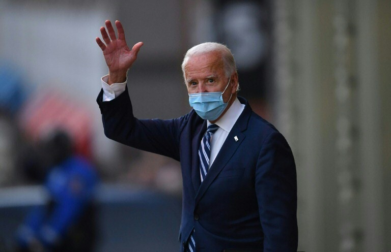 O presidente eleito dos Estados Unidos, Joe Biden, em Wilmington, Delaware, em 10 de novembro de 2020 armas de fogo