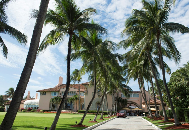 A casa de Donald Trump em Mar-a-Lago, Flórida