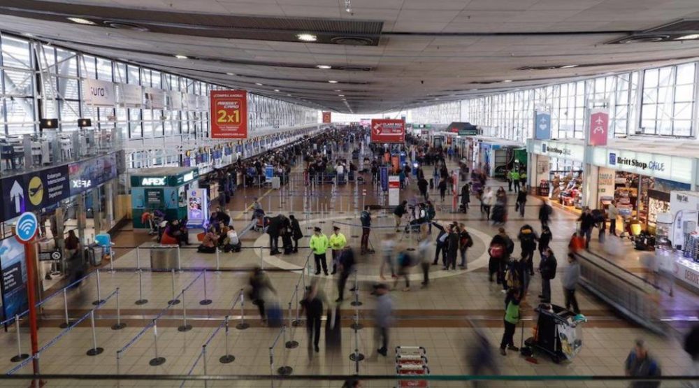 A abertura será restrita ao aeroporto internacional de Santiago, Arturo Merino Benítez