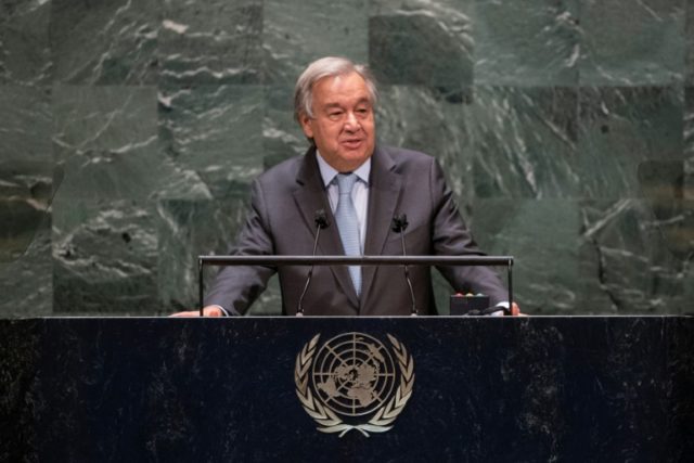 O secretário-geral da ONU, Antonio Guterres