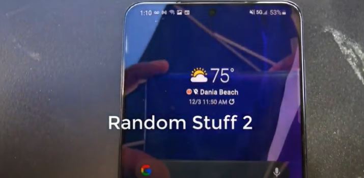 O canal do Youtube "Random Stuff 2" publicou um vídeo, que foi rapidamente retirado do ar, mostrando o dispositivo
