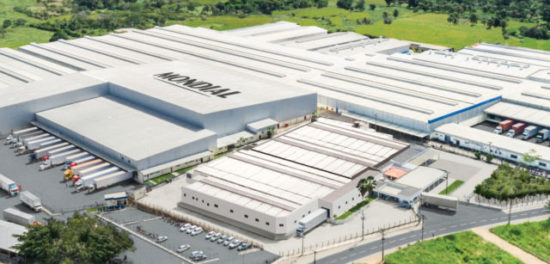 Vista aérea da fábrica da Mondial em Conceição do Jacuípe