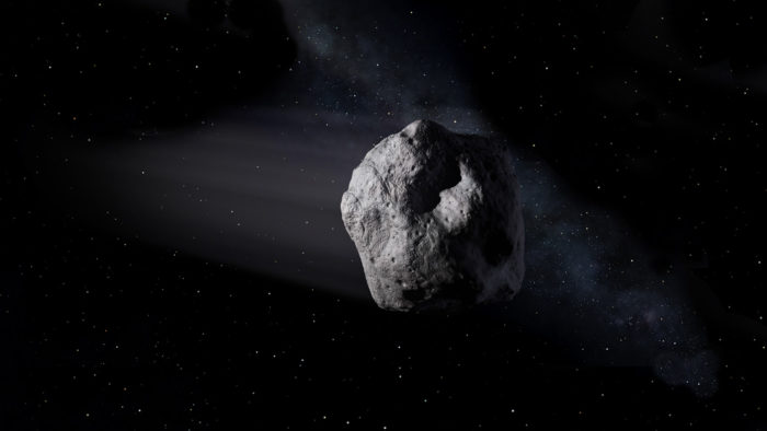 Um asteróide fez uma aparição surpresa nesta quarta-feira. A rocha espacial chegou tão perto da Terra que cruzou a órbita da lua.