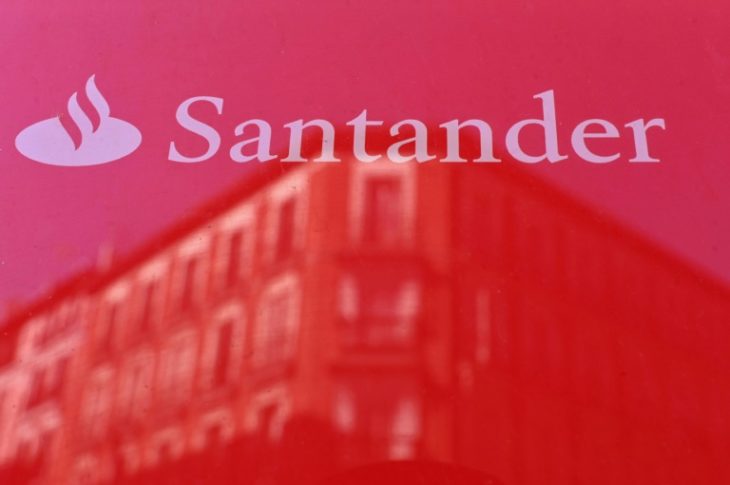 Logo do banco Santander