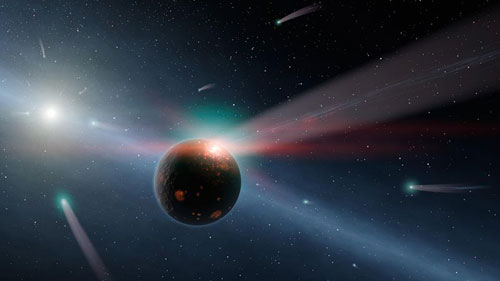 Pesquisadores começaram a observar as taxas de impacto de asteróides e cometas em exoplanetas semelhantes à Terra alguns anos atrás.