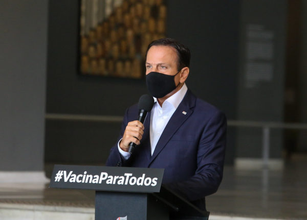O lockdown foi anunciado pelo governador de SP, João Doria