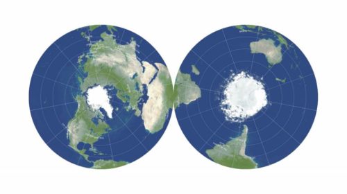 Pesquisadores reimaginaram nosso planeta e criaram um mapa de dupla face em uma tentativa de nos dar uma visão menos distorcida do mundo.