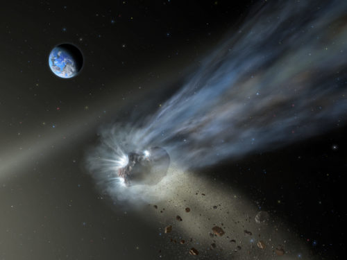 Possíveis riscos de impacto com a Terra foram inicialmente detectados nas próximas passagens do asteróide Apophis nos anos 2029, 2036 e 2068.