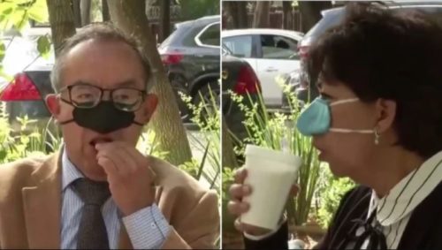 Cientistas mexicanos criaram uma nova máscara para o nariz projetada para que as pessoas se protejam do Covid-19 enquanto comem e bebem.