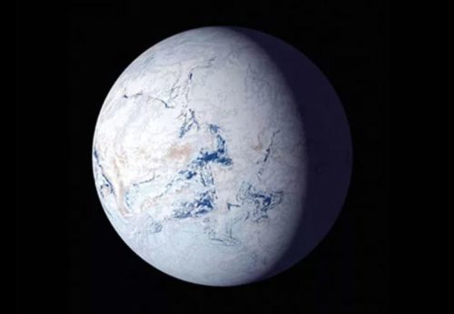 O impacto parece ter ocorrido exatamente quando nosso planeta começou a sair de um período de "Terra bola de neve", quando estava coberto por gelo.