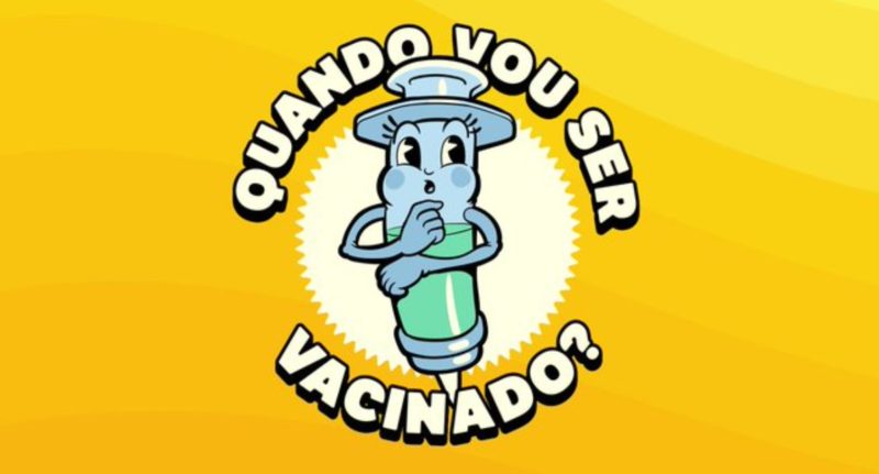 O site "Quando vou ser vacinado?" utiliza informações oficiais coletadas diariamente