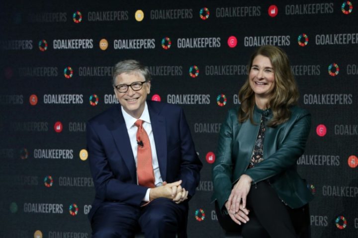 Bill e Melinda Gates em foto de 2018