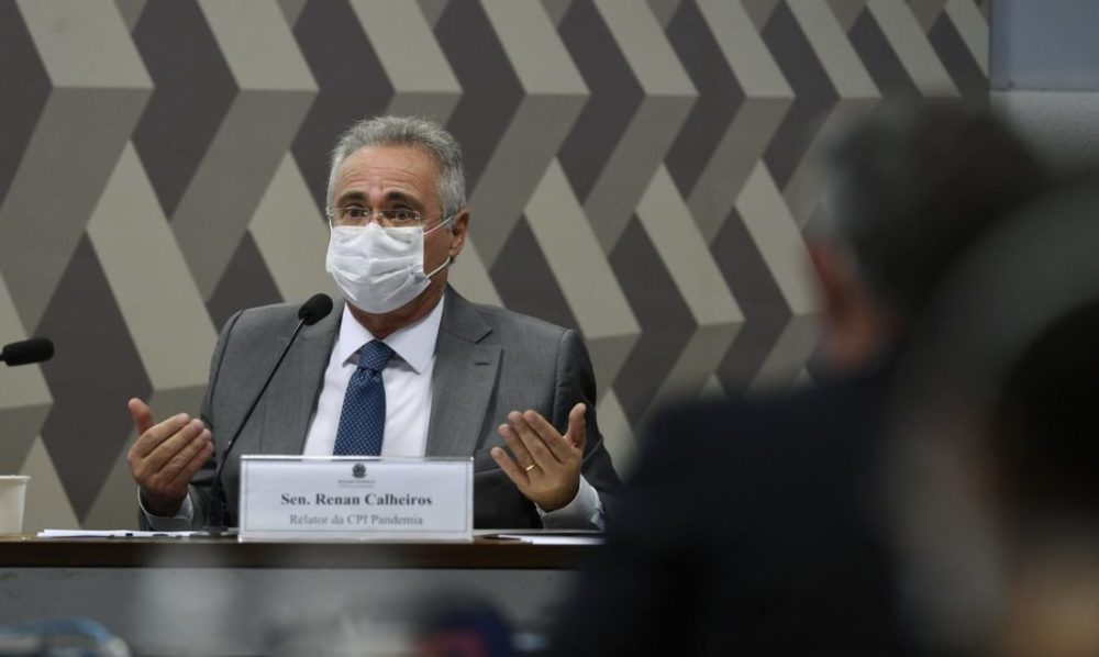 Relator da CPI da Pandemia, senador Renan Calheiros