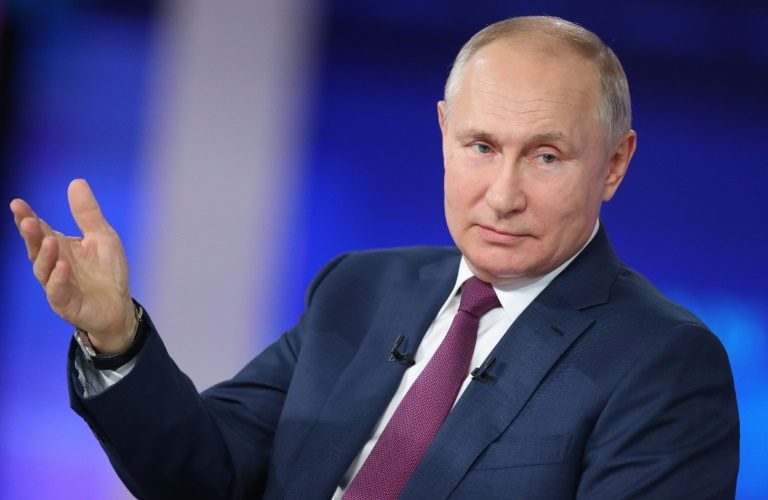 O presidente Vladimir Putin respondeu as perguntas dos cidadãos russos em um programa exibido na televisão