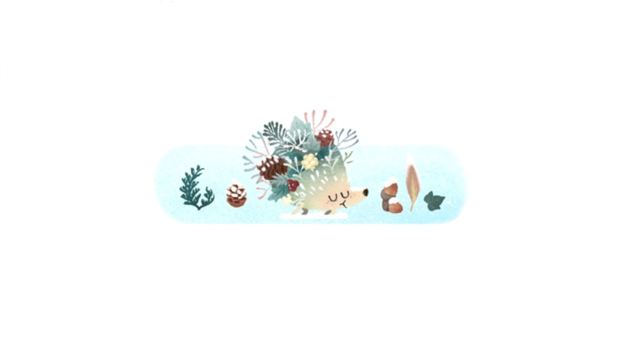 "Doodle" ilustra início do inverno na barra de pesquisas do Google