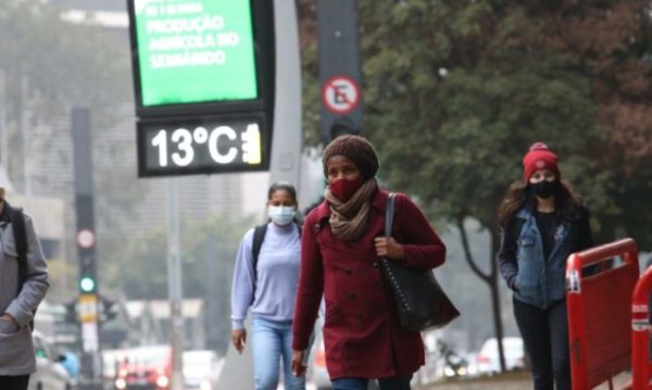 Segundo meteorologistas, semana será marcada por frio intenso no Brasil